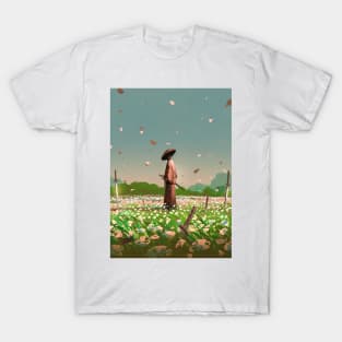 Samurai flower T-Shirt